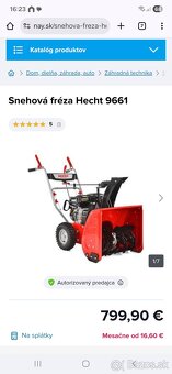 Predam snežnú frezu - 7