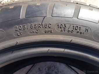 205/65 r16c letné pneumatiky 4ks Michelin DOT2019 - 7