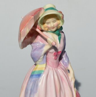 Royal Doulton Starožitná zberateľská porcelánová soška Dáma - 7