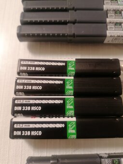 Origo zabalené vrtáky wurth do kovu Hsco DIN 338 rôzne rozme - 7