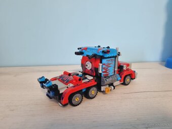 Transformer lego stavebnica  2 v1 Robot a Kamion - 7