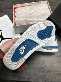 Air Jordan 4 Retro Military Blue tenisky - 7