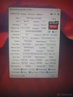 Herný a pracovný PC - Ryzen 5 3500x, RX 6600, 16GB 3200MHz - 7