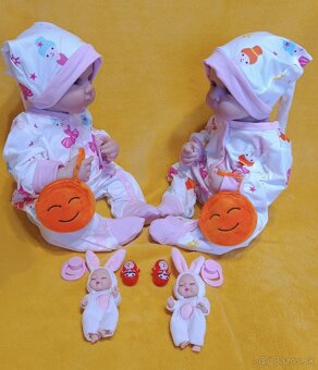 Realistické bábätká dvojičky Danka a Janka - 7