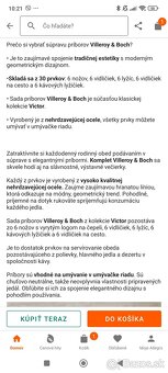 Nová Villeroy & Boch Victor príborová sada 30ks - 7