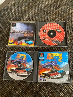 Destruction Derby 1 + 2 Playstation 1 Ps1 Ps2 Ps3 hra - 7