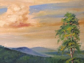 Obraz F. Plas, Statek, olej na plátně 68x98 - 7