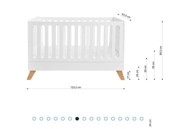 Detská postieľka HOPPA 60 x 120 cm - 7