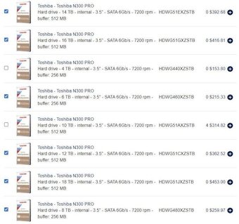 Toshiba N300 Pro - NAS 18TB - - 7