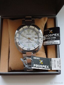 Seiko Prospex Mini Turtle JDM Frosted Dial SBDY109 - 7