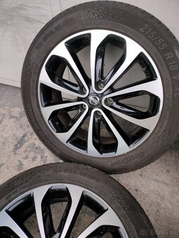☀️4ks alu disky orig. Nissan 5x114,3 R18 zanovne pneu 7mm - 7
