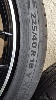 Sada elektronov,5X112R18 letne 225/40 R 18 CONTINENTAL - 7