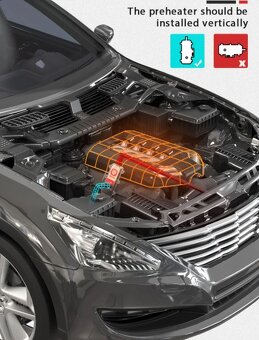 Elektrický ohrev motora 1500W 230V - 7