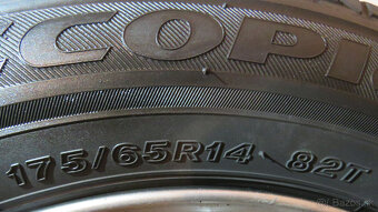 Letné pneumatiky 175/65 R14 na hliníkových diskoch - 7