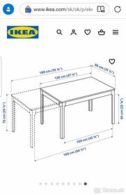 IKEA Ekedalen jedálenský stôl rozkladací - 7