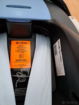 Cybex Aton 5 Soho Grey s isofix základňou, vložka vlnienka - 7