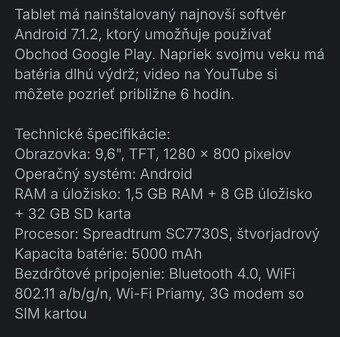 Tablet Samsung E - 7