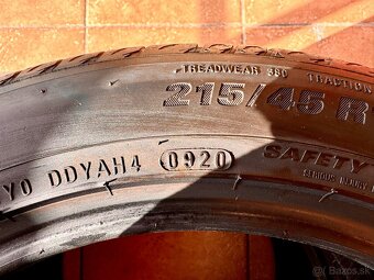 215/45 R16 letné pneumatiky 2 kusy - 7