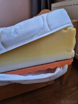 Posteľ buk masív a matrac - 7