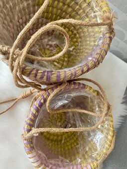 Závesné natural boho kvetináče - 7