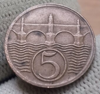 Československé meď.5 haliere. - 7