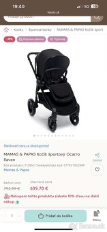 Predám kočík Mamas & Papas Ocarro Raven – TOP STAV, ako nový - 7