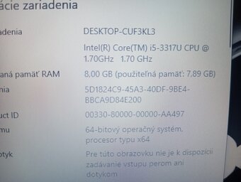 predám veľký 17" ntb DELL / Intel core i5 / 8gb ram / HDMI - 7
