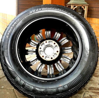 alu R17 6x139,7 orig. Kia Carens + Hyundai H1, zimné pneu - 7