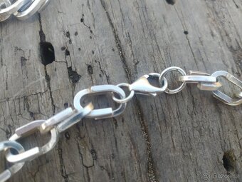 Strieborná retiazka a náramok - ručná práce - PC 600€  - 7