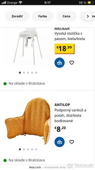 Vysoka stolicka na krmenie - 7