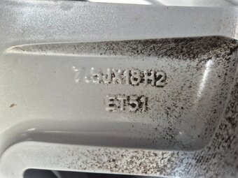 5x112 r18 ET51 x 7,5J elektróny originál VOLKSWAGEN - 7