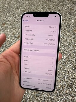 iPhone 14 - baterie 100% - 7