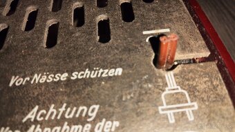 Predám bakelitové starožitné rádio Hornyphon W147U - 7