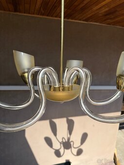 Predam krasny skleneny luster Brusel - 7