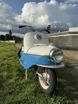 Veterán Motocykl ČZ 175 typ 501 - po renovaci - TOP STAV - 7