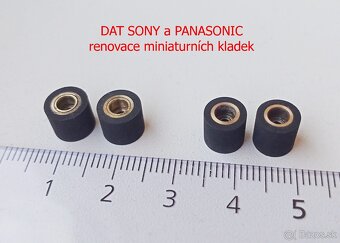 PŘÍTLAČNÁ KLADKA MAGNETOFON TESLA AKAI SONY REVOX PIONEER... - 7