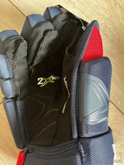 Rukavice BAUER 2X Pro 14" modro/červené - 7