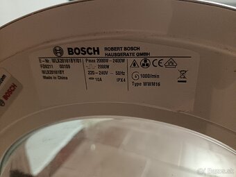 Práčka slim úzka bosch max 5,dovoz v BA - 7