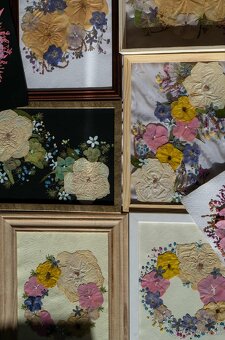 Kvetinové obrazy home made - 7