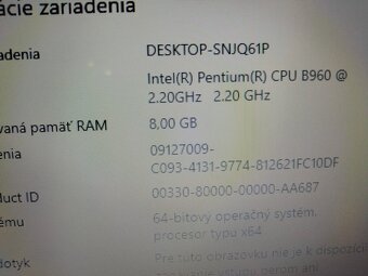 15,6" Fujitsu Lifebook / Intel B960 / 250gb ssd / 8gb ram- - 7