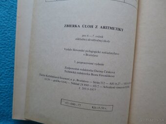 2x zbierka úloh z matematiky pre ZŠ (1977) - 7