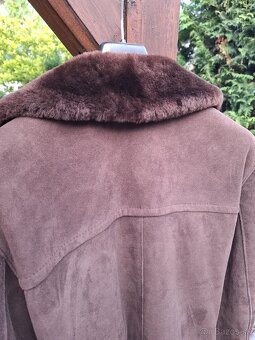 Pánsky zimný kabát z pravej ovčej kože a vlny KARA - 7