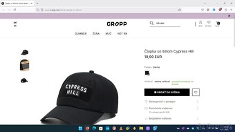 Šiltovka 2Pac, Cypress Hill, Jordan, Jurský Park, Worldwide - 7