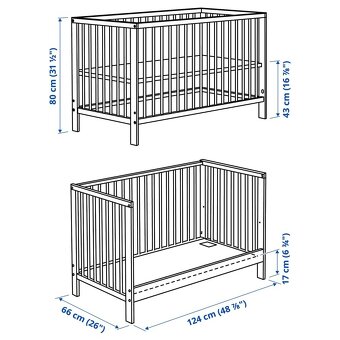 Detská postieľka Gulliver IKEA - 7