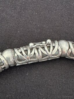 Strieborný náhrdelník s otváracím medailónom, zákaz. výroba - 7