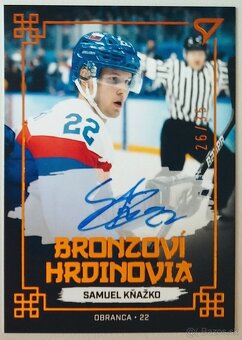 Hokejové kartičky - HS 2022 BRONZOVÍ HRDINOVIA BLACK AUTO/35 - 7