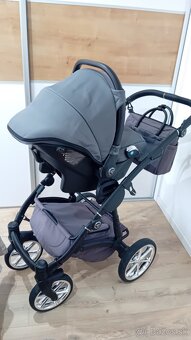 Kočík Junama 3v1 Termo Line MIX 01 Fossil Grey + zakladna - 7