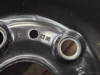 Predám plechové disky 6Jx16H2 ET48 R16 a zimné pneu
 - 7