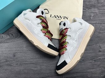 Lanvin Curb suede trim tenisky full balenie - 7