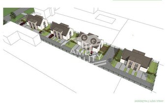 Predaj, pozemok 2086 m2 na výstavbu 4 RD, obec Mostová, okre - 7